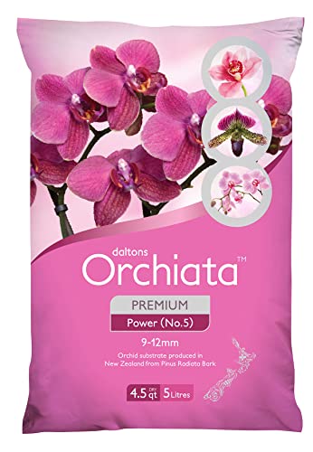 Orchiata Orchid Bark | 100% Pure New Zealand Pinus Radiata | Power 3/8' to 1/2" Organic Potting Bark for Aeration and Longevity